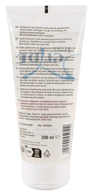 Just Glide Lubrikačný gél - jahoda 200ml