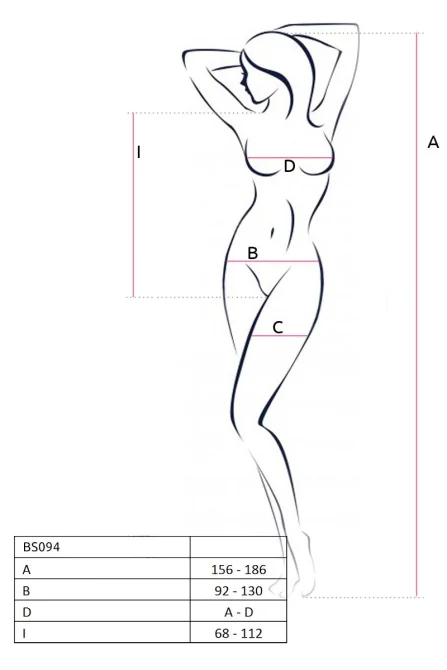Passion body BS094 červené