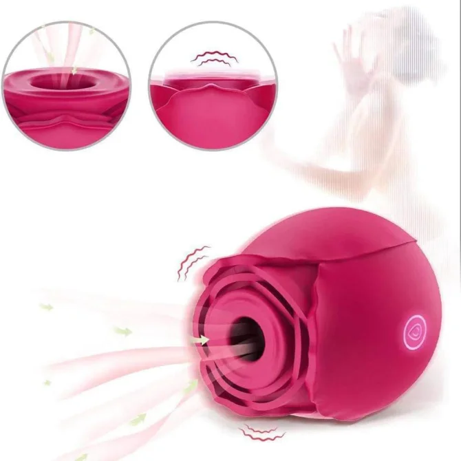 BASIC X Rose podtlakový stimulátor klitorisu