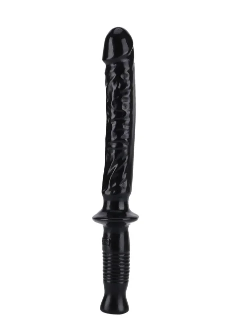 Get Real The Manhandler dildo s rukoväťou - čierne