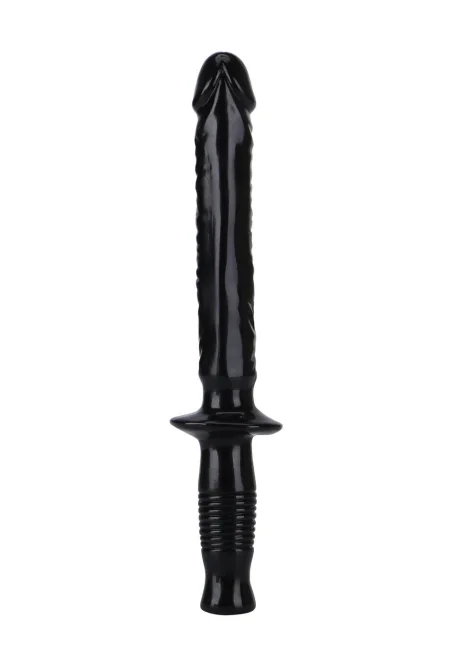 Get Real The Manhandler dildo s rukoväťou - čierne