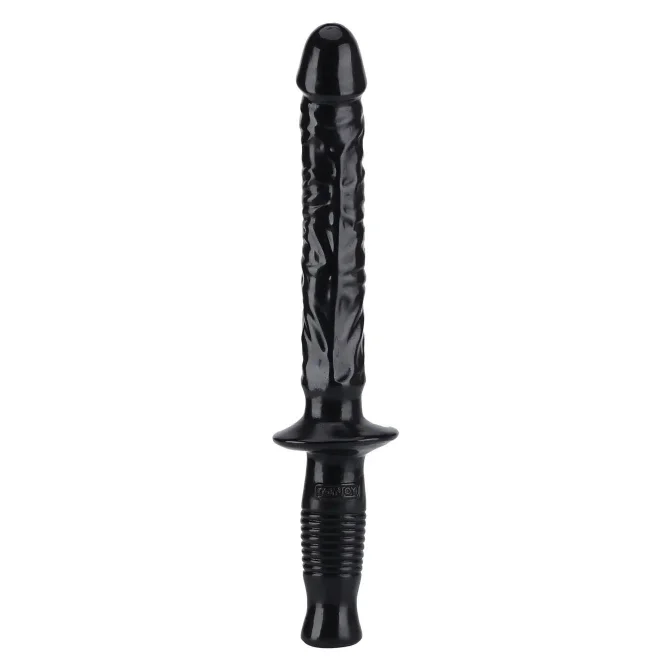 Get Real The Manhandler dildo s rukoväťou - čierne