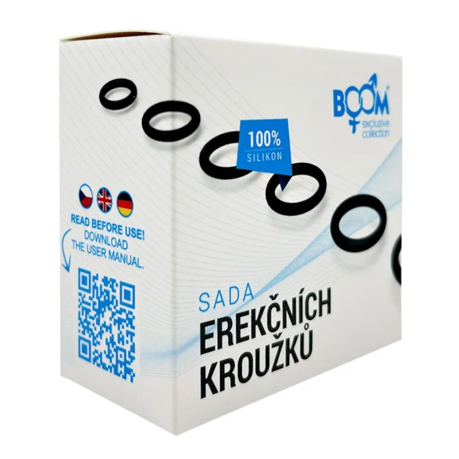 BOOM sada erekčných krúžkov