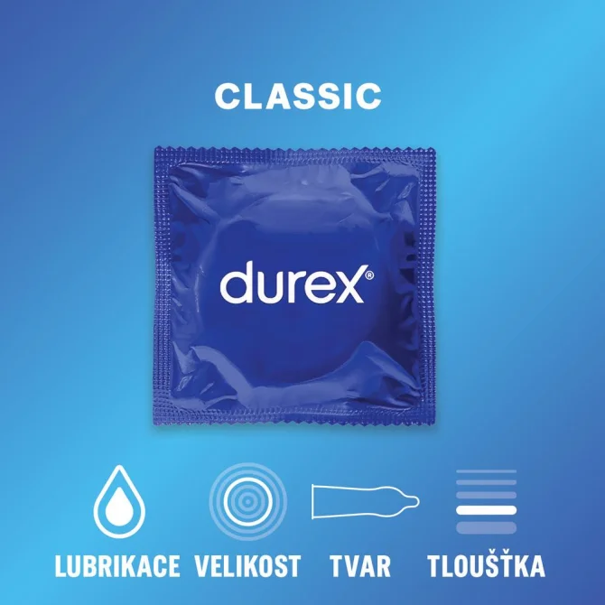Durex kondómy Classic 24 ks