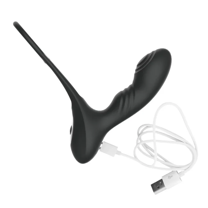 BASIC X Nero stimulátor prostaty na diaľkové ovládanie čierny