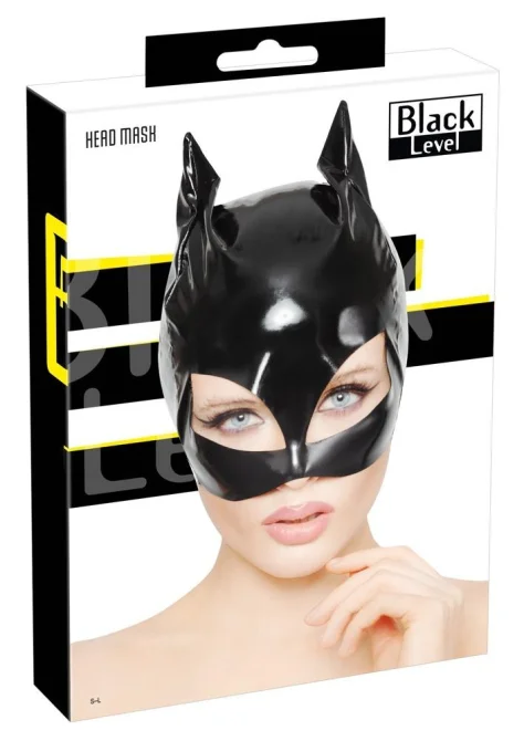 Black Level vinylová maska ​​- čierna
