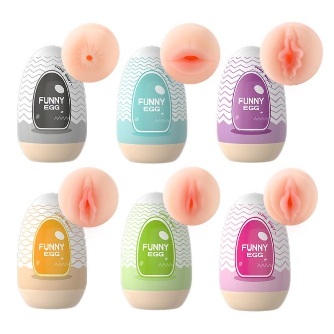 BASIC X Funny Egg sada masturbátorov 6 ks
