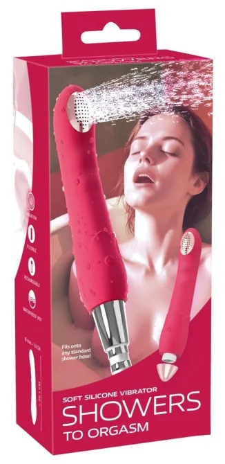 Showers to orgasm Sprchová hlavica - vibrátor 2v1