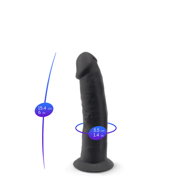 Silexd The original dildo Model 2 - čierne