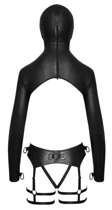 Bad Kitty Bondage set s maskou na hlavu - černý