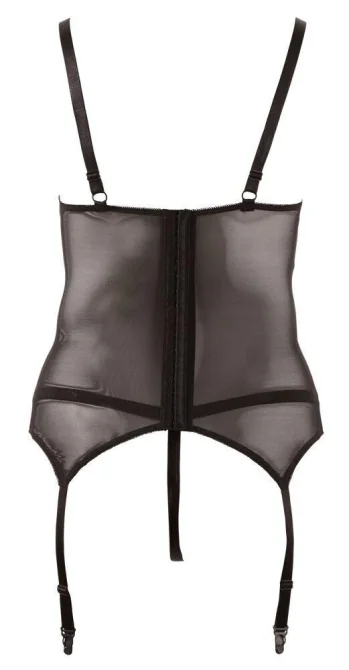 Cottelli Curves Cami korzet s podväzkami: XL