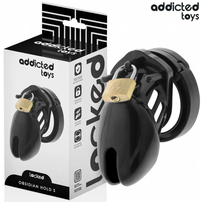 addicted toys Obsidian hold klietka na penis S