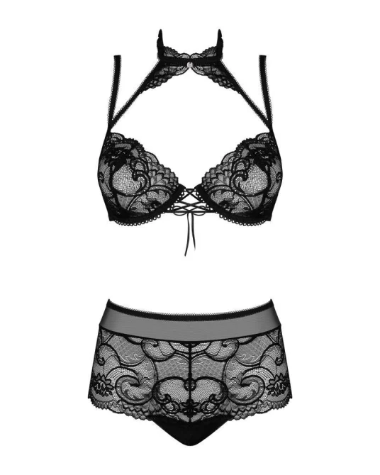 Obsessive set Elizenes - čierny S/M