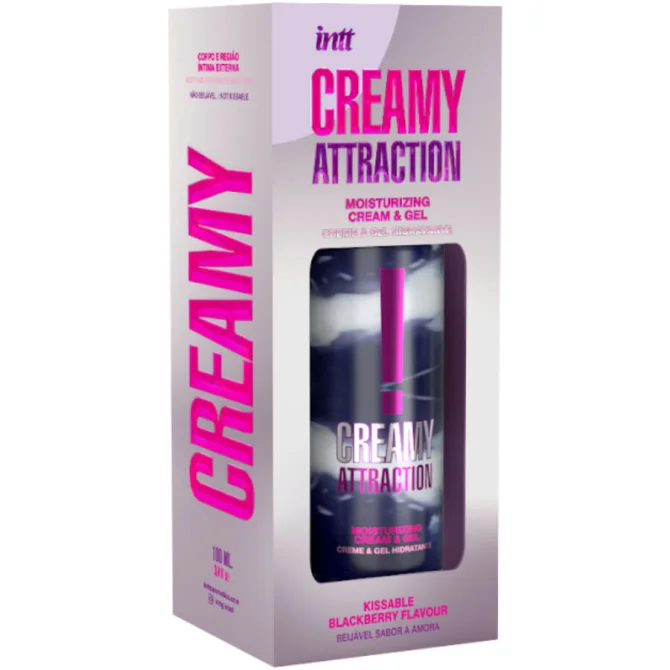intt Creamy attraction Black Berry Slíbatelný krém a gel 100 ml