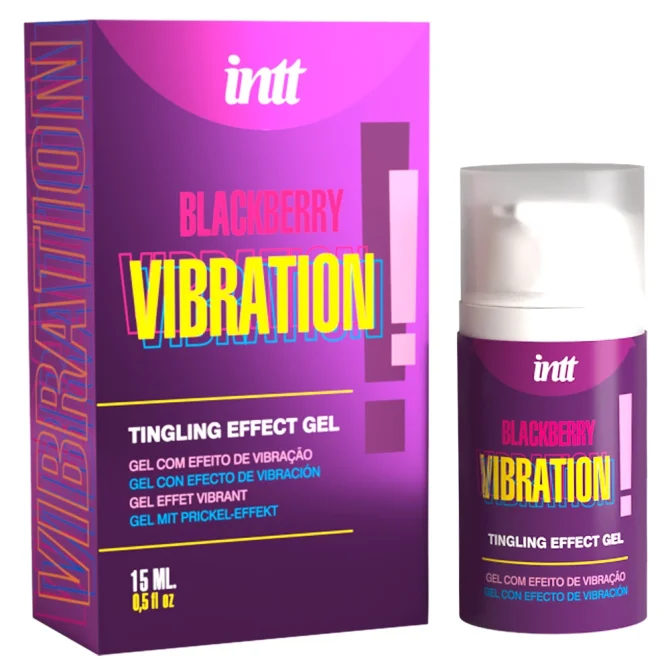 intt Vibration Black berry Stimulačný gél 15 ml
