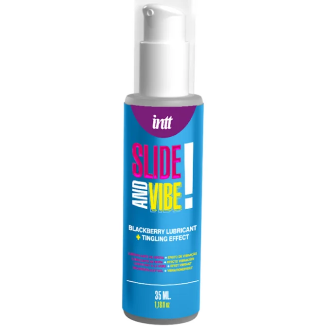 intt Slide and vibe! Lubrikační gel s vibračními účinky 35 ml