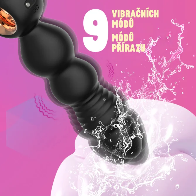 BASIC X Leo vibračný análny kolík