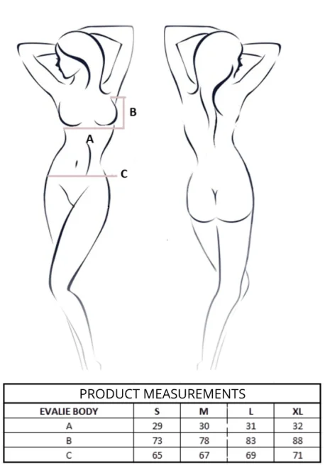 Passion EVALIE body - červené