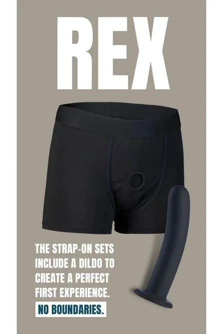 Rex Strap-On šortky s dildem XL