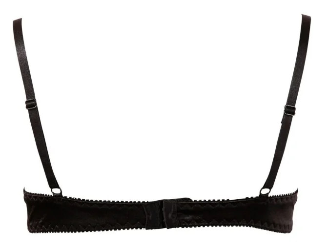Cottelli Lingerie Basic polo-podprsenka čierna 80B