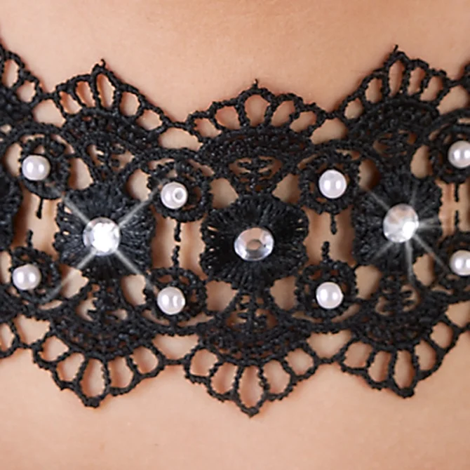 Cottelli Accessoires Choker Čipkový obojok