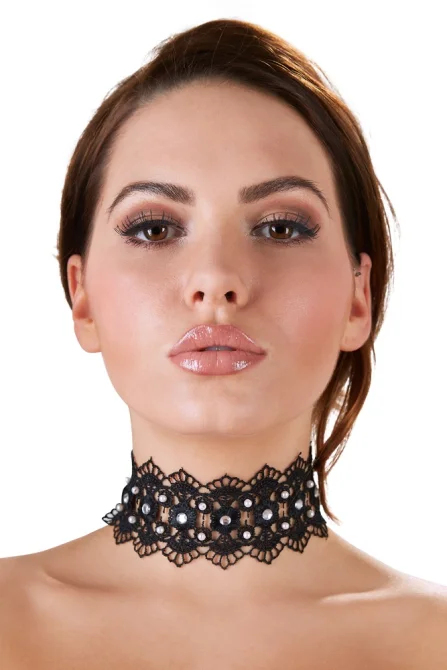 Cottelli Accessoires Choker Čipkový obojok