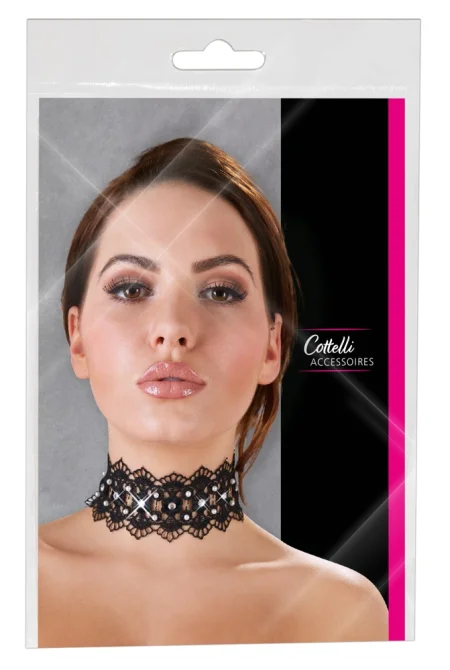 Cottelli Accessoires Choker Čipkový obojok