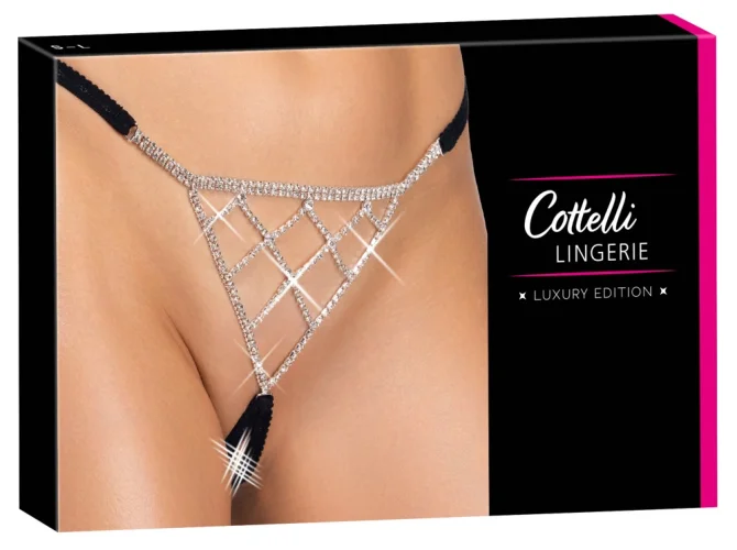 Cottelli Lingerie Tanga - kamienková ozdoba