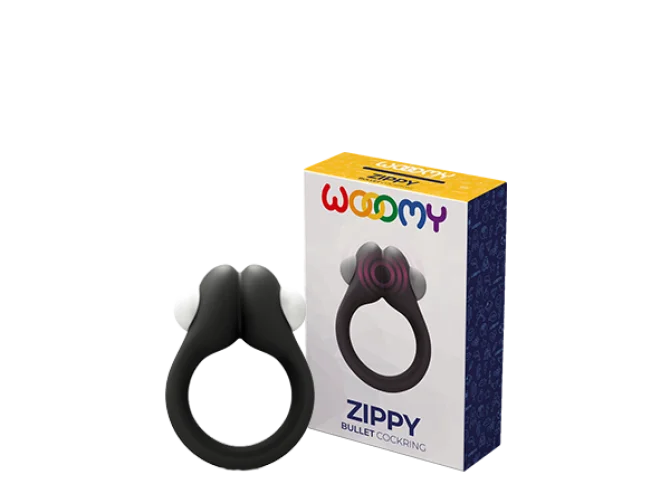 Wooomy Zippy vibračný erekčný krúžok