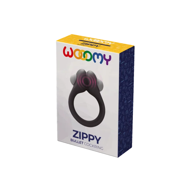 Wooomy Zippy vibračný erekčný krúžok