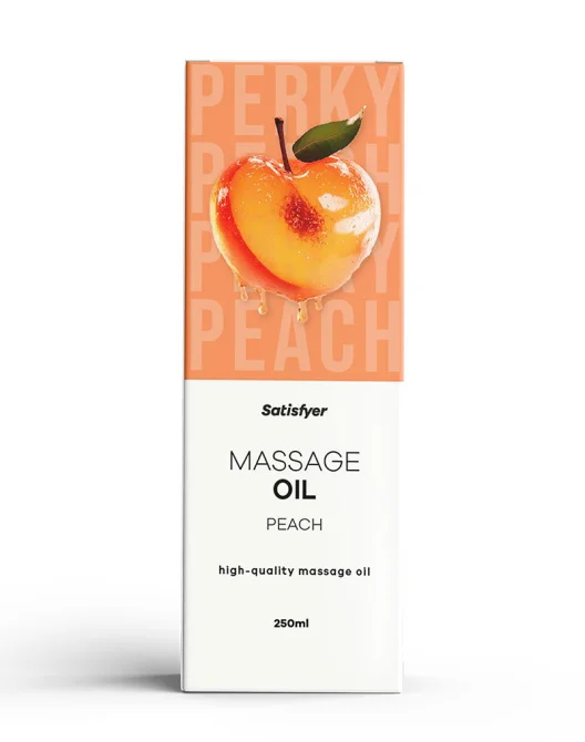 Satisfyer masážny olej Peach 250 ml