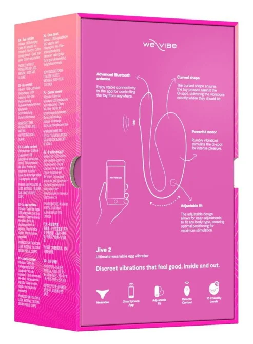 We-vibe Jive 2 vibračné vajíčko - Electric pink