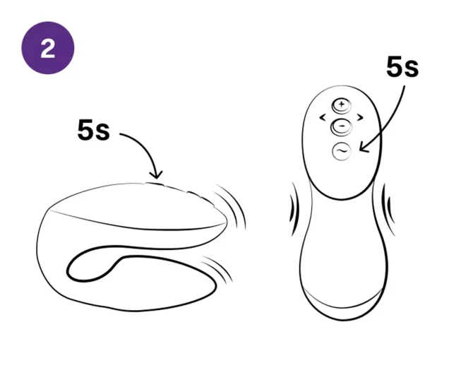 We-vibe Chorus Pro Párový vibrátor - Satin black