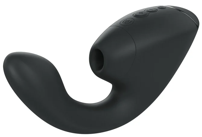 Womanizer Next Duo stimulátor klitorisu a vibrátor 2 v 1  - Black