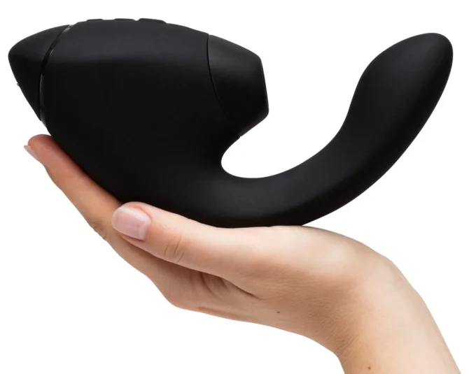 Womanizer Next Duo stimulátor klitorisu a vibrátor 2 v 1  - Black