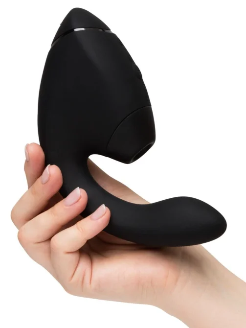 Womanizer Next Duo stimulátor klitorisu a vibrátor 2 v 1  - Black