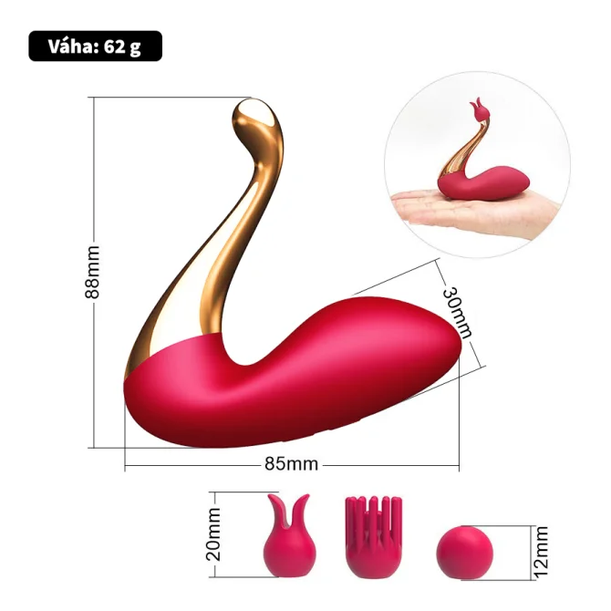 BASIC X The Swan II. vibrátor na klitoris