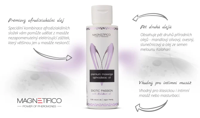 Magnetifico masážny olej Exotic passion 100 ml