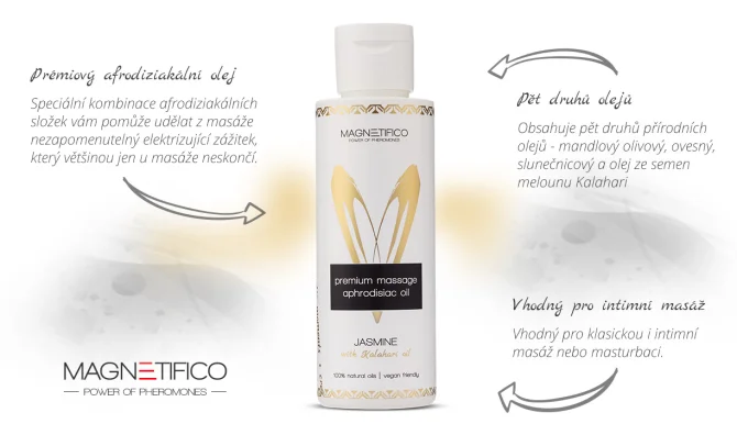 Magnetifico Masážny olej Jasmine100 ml