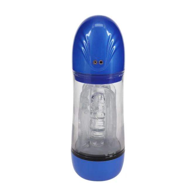 Pumped SonicPull Vibračný masturbátor s vákuovou stimuláciou Mettalic Blue