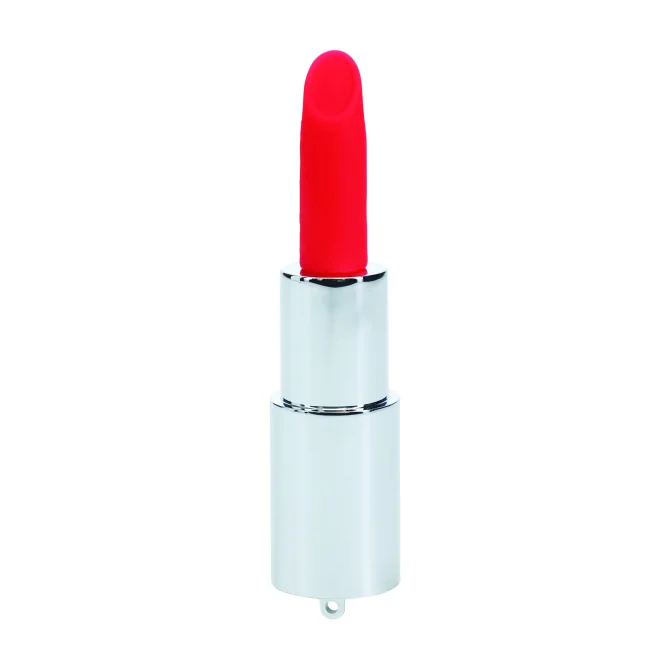 Loveline Tiffany Lipstick minivibrátor se 4 nástavci Blue