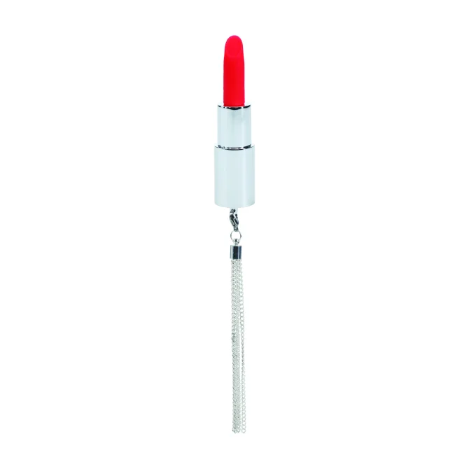 Loveline Tiffany Lipstick minivibrátor se 4 nástavci Blue
