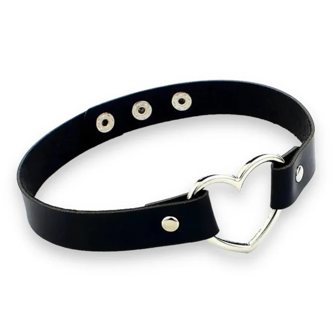 Kinky Pleasure Punk style choker Black