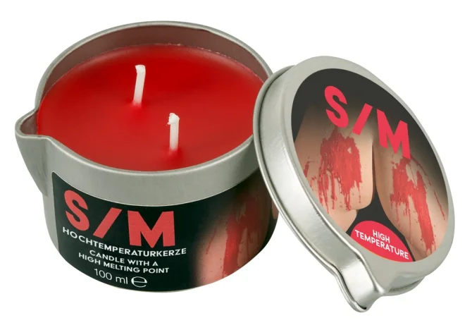 S/M Candle in a Tin sviečka - varianta HOT 100 ml