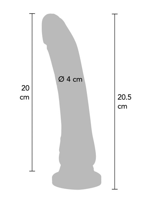 Get Real Dong dildo 20,5 cm čierne