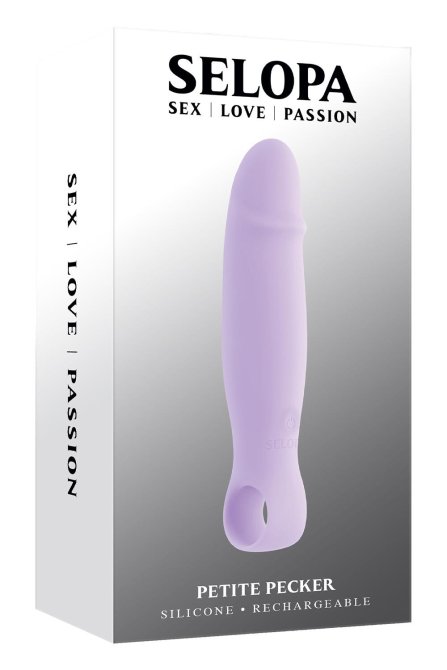 Petite Pecker mini vibrátor - fialový