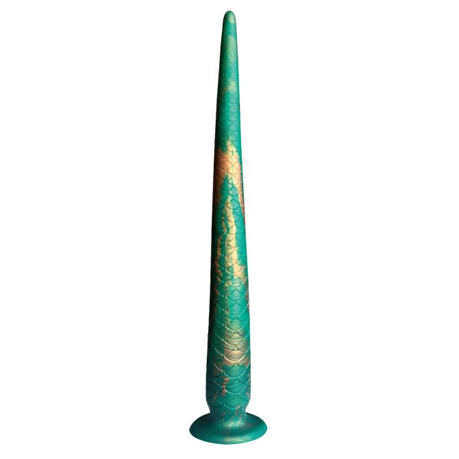 Power Monsters Verdant Titan dildo ve tvaru ocasu draka