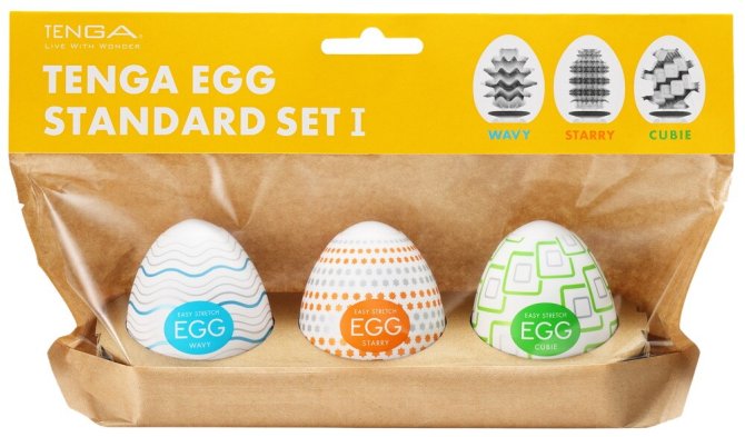 TENGA Egg masturbátory Standard set 1