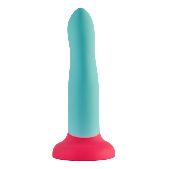 Love Signal dildo s přísavkou S - tyrkysové
