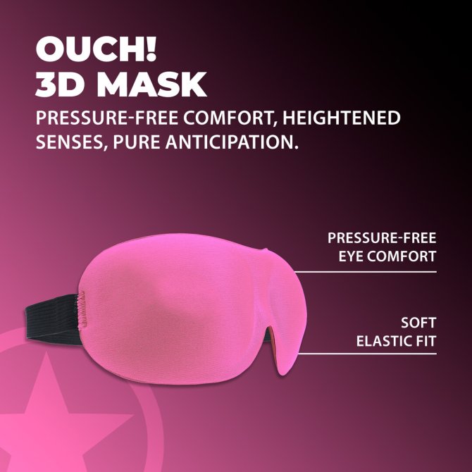 Ouch! 3D maska na oči - Pink